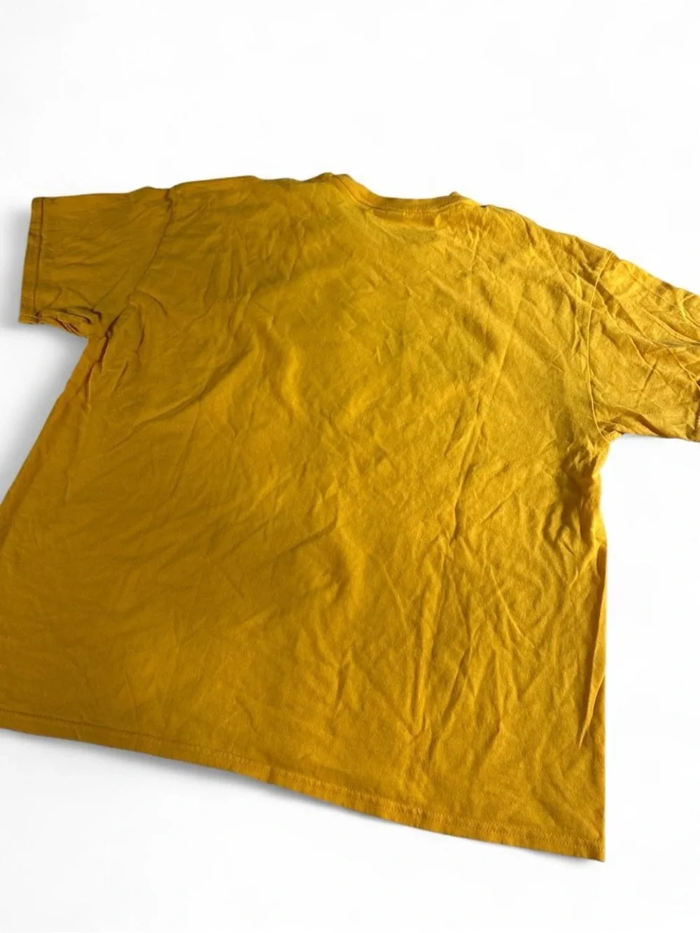 Nike Swoosh Oversized Tee Shirt Yellow Black Baggy Unisex Sporty Streetwear XL
